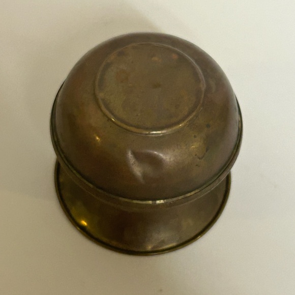 Vintage Mini Miniature Brass Spittoon Antique Collection - Picture 5 of 6